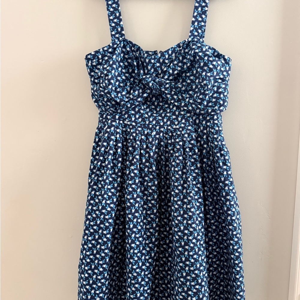 Vineyard Vines Navy and White Patterned Women’s Dress